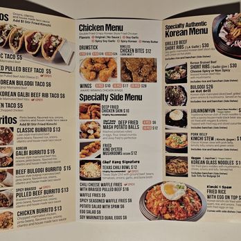BTC by Chef Kang - Menu - Burgers Near Me - Los Angeles, California