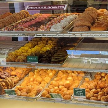 Donut World - Monday, July 24th, 2023 - Donut Case - Coffee & Tea Near Me - San Francisco, California