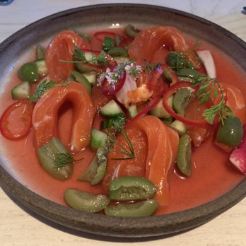 The Morris - Salmon crudo - New American Near Me - San Francisco, California The Morris - Salmon crudo - New American Near Me - San Francisco, California