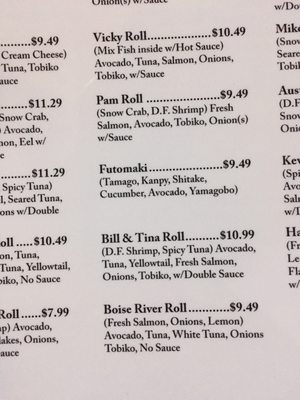 Menu photo 6 Kyoto Japanese Restaurant Boise, ID