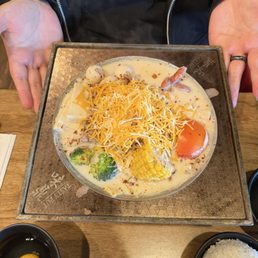 Cheesy Milk Hot Soup