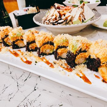 Hiroba Sushi - Mega Black Roll - Sushi Bars Near Me - Henderson, Nevada Hiroba Sushi - Mega Black Roll - Sushi Bars Near Me - Henderson, Nevada