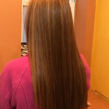 Level 10 Studio - It's a miracle!!! Thanks to the wonderful job Erica did using Brazilian Blowout. I now have manageable hair! VERY HAPPY! - Hair Salons Near Me - San Carlos, California