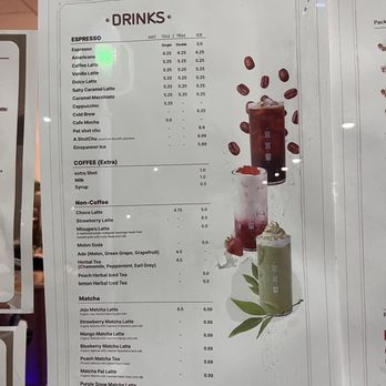 Bing Su Dang - drink menu - Desserts Near Me - Beaverton, Oregon