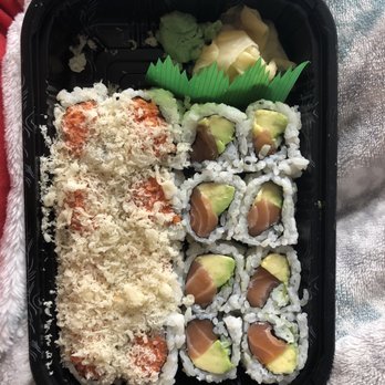 Terryin - Spicy crunchy tuna and salmon avocado roll. Delicious - Sushi Bars Near Me - Philadelphia, Pennsylvania Terryin - Spicy crunchy tuna and salmon avocado roll. Delicious - Sushi Bars Near Me - Philadelphia, Pennsylvania