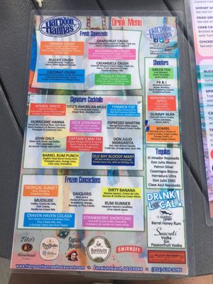 Menu photo 4 Harpoon Hanna's Fenwick Island, DE