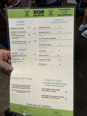 Menu photo 4 Xicha Brewing Salem, OR