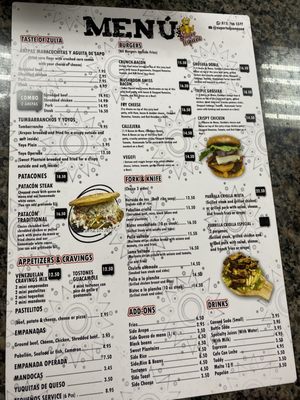 Menu photo 2 Super Tequeno Lutz, FL