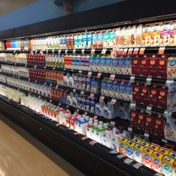 Huge dairy (milk) selection