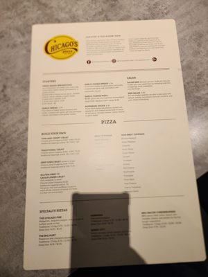 Menu photo 2 Chicago’s Pizza Fishers, IN Menu photo 2 Chicago’s Pizza Fishers, IN