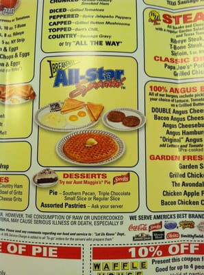 Menu photo 6 Waffle House Vandalia, OH Menu photo 6 Waffle House Vandalia, OH
