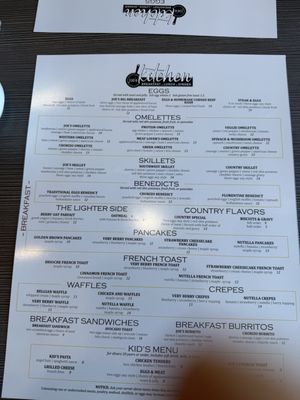 Menu photo 2 Joe's Kitchen Shelby Township, MI