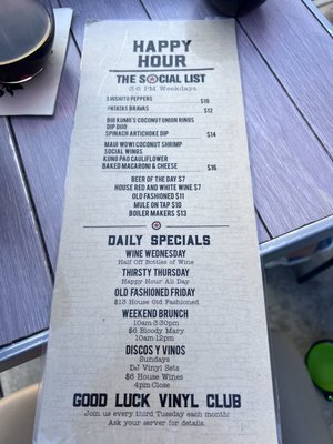 Menu photo 8 Dolores  Long Beach, CA