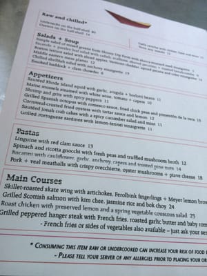 Menu photo 6 The Red Dory Tiverton, RI