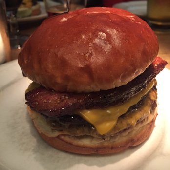 Au Cheval - single cheeseburger with thick cut bacon - Bars Near Me - Chicago, Illinois Au Cheval - single cheeseburger with thick cut bacon - Bars Near Me - Chicago, Illinois
