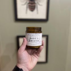 The Scent Queens Candle & Apothecary Shoppe - The BEAUTIFUL label that was made for our custom candles! We chose the name for our candle and our names were printed on the label as well.