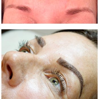 Bloom Lash - Before and after microblading brows. We corrected a faded pink and grey set of brows from before, which she got from another business. - Eyelash Service Near Me - West Hollywood, California Bloom Lash - Before and after microblading brows. We corrected a faded pink and grey set of brows from before, which she got from another business. - Eyelash Service Near Me - West Hollywood, California