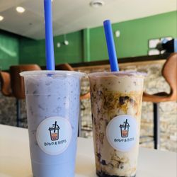 Boba & Bites - Taro and Brown Sugar Boba