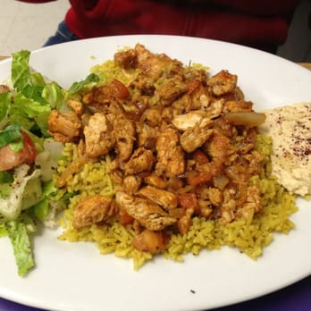 Gyro on Lake City - Chicken shish kabob entree. Comes with hummus and tzakiki w/ pita bread - Middle Eastern Near Me - Seattle, Washington
