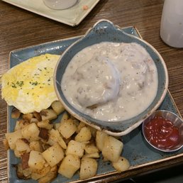 Biscuit and Turkey gravy Biscuit and Turkey gravy