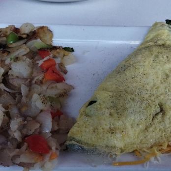 The Pan - Veggie omelette n house potatoes - Pizza Near Me - Gardena, California The Pan - Veggie omelette n house potatoes - Pizza Near Me - Gardena, California