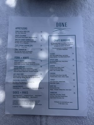 DUNE Burgers on the Beach by null