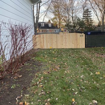 Luna Fence - Right side fence, opted to not have gate like originally had with cyclone fence from prior owners - Fences & Gates Near Me Luna Fence - Right side fence, opted to not have gate like originally had with cyclone fence from prior owners - Fences & Gates Near Me