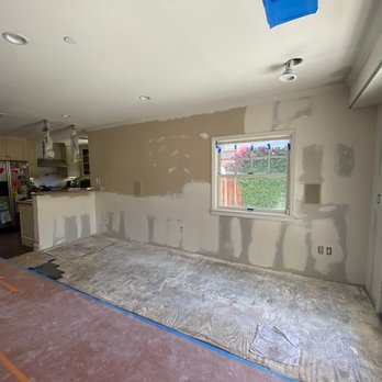 Built Well Restoration & Construction - Progress pic of walls closed up - Damage Restoration Near Me Built Well Restoration & Construction - Progress pic of walls closed up - Damage Restoration Near Me