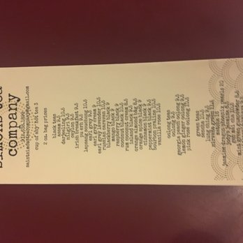 Saint Simons Tea Company - the menu - Coffee & Tea Near Me - Rome, Georgia