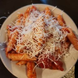 Normal sized side of penna pasta