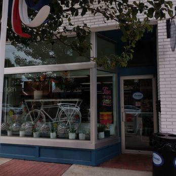 Sweet On Elm - a storefront with a bicycle in the window - Candy Stores Near Me - Three Oaks, Michigan Sweet On Elm - a storefront with a bicycle in the window - Candy Stores Near Me - Three Oaks, Michigan