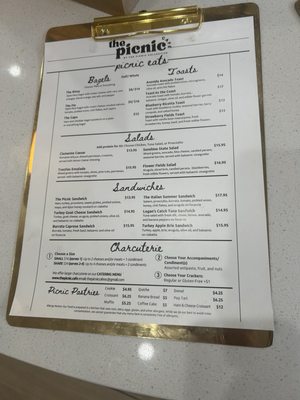 Menu photo 3 The Picnic Cafe San Clemente, CA
