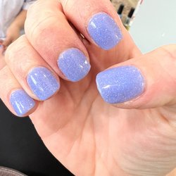 Nail Co - Dip manicure. Not the shape I requested.
