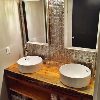 Little Simplicity - Full bathroom design by Shanna, from the custom made vanity to the mirrors, faucets, etc. - Home Organization Near Me Little Simplicity - Full bathroom design by Shanna, from the custom made vanity to the mirrors, faucets, etc. - Home Organization Near Me