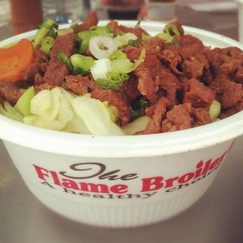 Flame Broiler - Beef Veggie - Fast Food Near Me - La Jolla, California