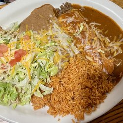 Lil Burro - Chicken taco, beef enchilada
