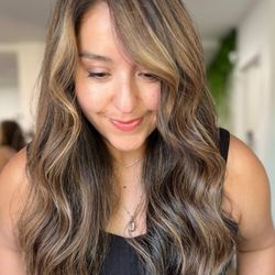 Hair Art by Mel - Caramel custom teasy  lights
