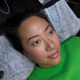 Nano brow w powder touch-up (will fade a little after healing time) Nano brow w powder touch-up (will fade a little after healing time)