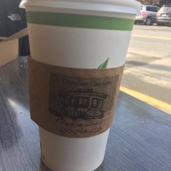 Duncan Garage Cafe & Bakery - Pumpkin spice a latte with almond milk - Bakeries Near Me - Duncan, British Columbia Duncan Garage Cafe & Bakery - Pumpkin spice a latte with almond milk - Bakeries Near Me - Duncan, British Columbia