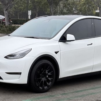 Platinum Motorworks - Model Y with tint all around, clear UV film on front windshield. - Car Window Tinting Near Me - Signal Hill, California Platinum Motorworks - Model Y with tint all around, clear UV film on front windshield. - Car Window Tinting Near Me - Signal Hill, California