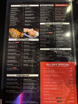 Menu photo 2 Mr. Shota Las Vegas, NV Menu photo 2 Mr. Shota Las Vegas, NV