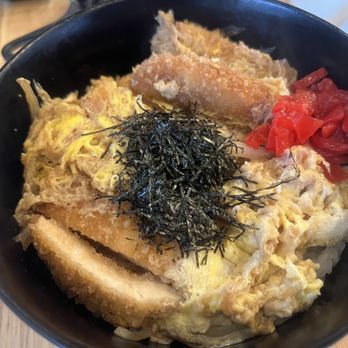Zen Curry West - Katsudon - subbed chicken katsu omelet over rice ($12) - Japanese Curry Near Me - Spring Valley, Nevada Zen Curry West - Katsudon - subbed chicken katsu omelet over rice ($12) - Japanese Curry Near Me - Spring Valley, Nevada
