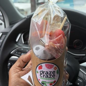 Graze Craze Buckhead Midtown - Char-cutie-cup with a soccer ball for FIFA - Caterers Near Me - Atlanta, Georgia