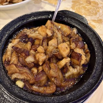 West Lake Plum House - Braised Eggplant & Chicken with Salted Fish $25 - Dim Sum Near Me - Matawan, New Jersey West Lake Plum House - Braised Eggplant & Chicken with Salted Fish $25 - Dim Sum Near Me - Matawan, New Jersey