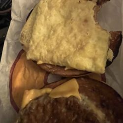 McDonald's - Burned sausage and egg bagel