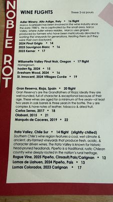 Menu photo 1 Noble Rot Portland, OR