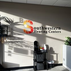 Southwestern Hearing Centers - Reception area staffed by patient care coordinator.
