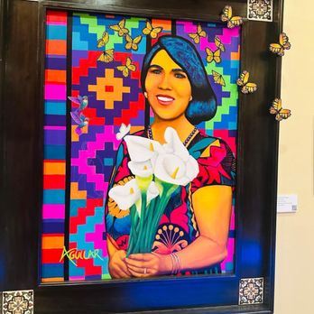 Casa 0101 - Beautiful portrait of Gloria Molina painted by a talented local Artist, Richard Aguilar. - Performing Arts Near Me - Los Angeles, California