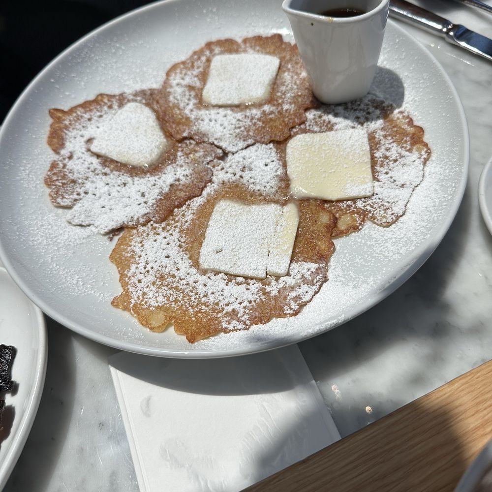 RH Rooftop Restaurant at RH Marin - Silver dollar pancakes. - American Near Me - Corte Madera, California RH Rooftop Restaurant at RH Marin - Silver dollar pancakes. - American Near Me - Corte Madera, California
