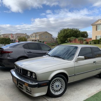Sundown Window Tinting - 1987 BMW 325is with Classic light in the front and medium in the back. Got a very light tint on the front windshield as well. Love it! - Shades & Blinds Near Me - Riverside, California